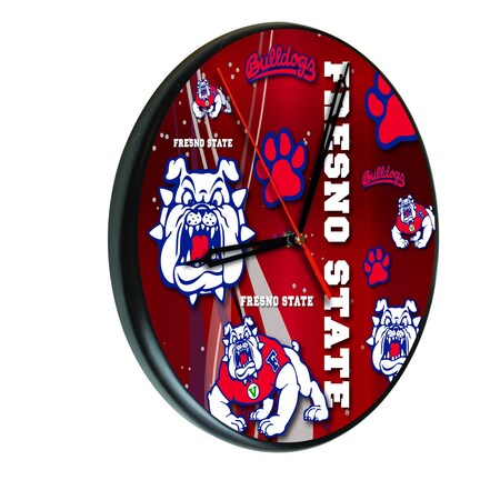 Fresno State University 13 Solid Wood Clock